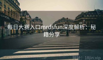 每日大赛入口mrdsfun深度解析：秘籍分享