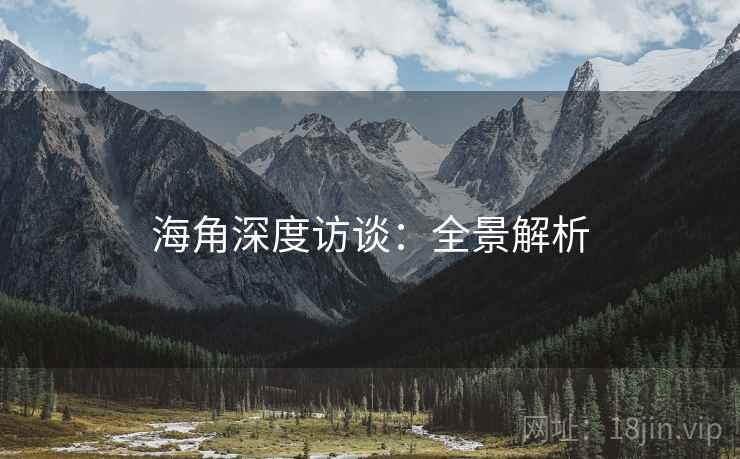 海角深度访谈:全景解析 海角深度访谈:全景解析